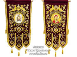 Вышитые хоругви