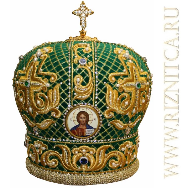 Митра архиерейская бархатная