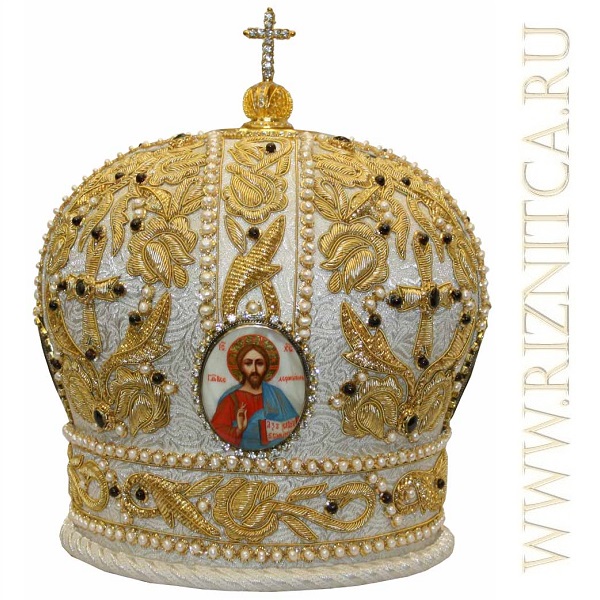 Митра архиерейская из парчи