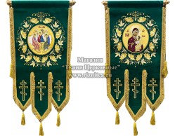 Хоругви вышитые на бархате