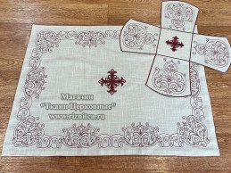 Покровцы и воздух  из полу льна.