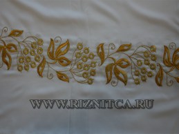 Вышитая заготовка подризника.