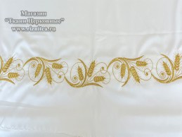 Вышитая заготовка подризника.