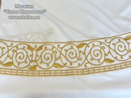 Вышитая заготовка подризника.