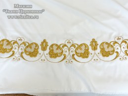 Вышитая заготовка подризника.