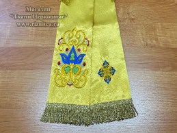 Закладка для Евангелия вышитая.